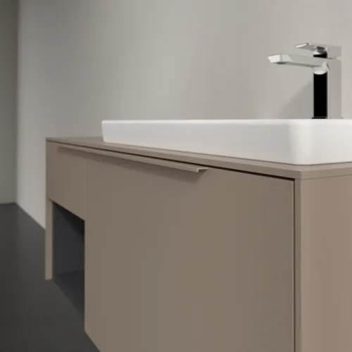 VILLEROY BOCH Subway 3.0 Vanity unit, 2 výsuvy, 1001 x 423 x 516 mm, taupe / taupe #C57102VM, obrázek 5