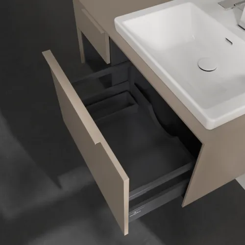 VILLEROY BOCH Subway 3.0 Vanity unit, 2 výsuvy, 1001 x 423 x 516 mm, taupe / taupe #C57102VM, obrázek 6