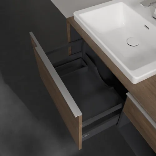 VILLEROY BOCH Subway 3.0 Vanity unit, 2 výsuvy, 1001 x 423 x 516 mm, Arizona Oak / Arizona Oak #C57200VH, obrázek 6