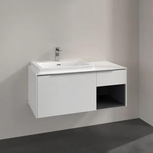 VILLEROY BOCH Subway 3.0 Vanity unit, 2 výsuvy, 1001 x 423 x 516 mm, Brilliant White / Brilliant White #C57200VE, obrázek 2