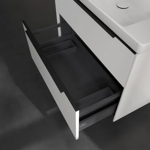 VILLEROY BOCH Subway 3.0 Vanity unit, 2 výsuvy, 772 x 576 x 478 mm, čistě bílá #C57401VF, obrázek 6