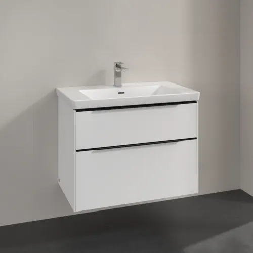 VILLEROY BOCH Subway 3.0 Vanity unit, 2 výsuvy, 772 x 576 x 478 mm, čistě bílá #C57401VF, obrázek 2