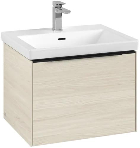 VILLEROY BOCH Subway 3.0 Vanity unit, 1 zásuvka, 572 x 429 x 478 mm, bílý dub #C57701AA