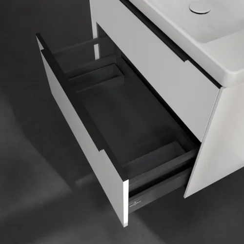 VILLEROY BOCH Subway 3.0 Vanity unit, 2 zásuvky, 772 x 576 x 478 mm, Brilliant White #C57401VE, obrázek 6