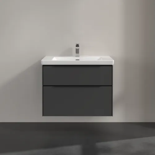 VILLEROY BOCH Subway 3.0 Vanity unit, 2 výsuvy, 772 x 576 x 478 mm, grafitová barva #C57401VR, obrázek 3