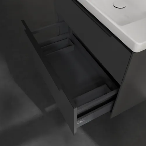 VILLEROY BOCH Subway 3.0 Vanity unit, 2 výsuvy, 772 x 576 x 478 mm, grafitová barva #C57401VR, obrázek 6