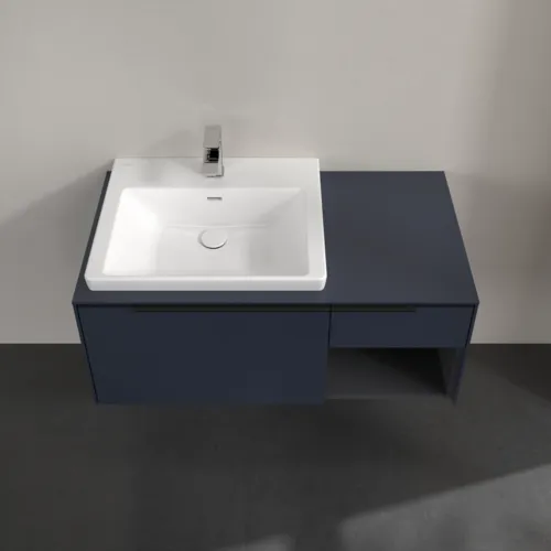 VILLEROY BOCH Subway 3.0 Vanity unit, 2 výsuvy, 1001 x 423 x 516 mm, Marine Blue / Marine Blue #C57201VQ, obrázek 4