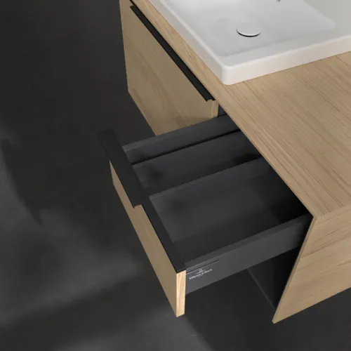 VILLEROY BOCH Subway 3.0 Vanity unit, 2 výsuvy, 1001 x 423 x 516 mm, Severský dub / Severský dub #C57201VJ, obrázek 7