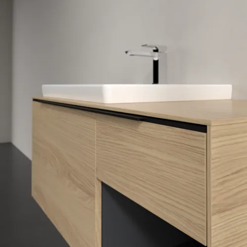 VILLEROY BOCH Subway 3.0 Vanity unit, 2 výsuvy, 1001 x 423 x 516 mm, Severský dub / Severský dub #C57201VJ, obrázek 5