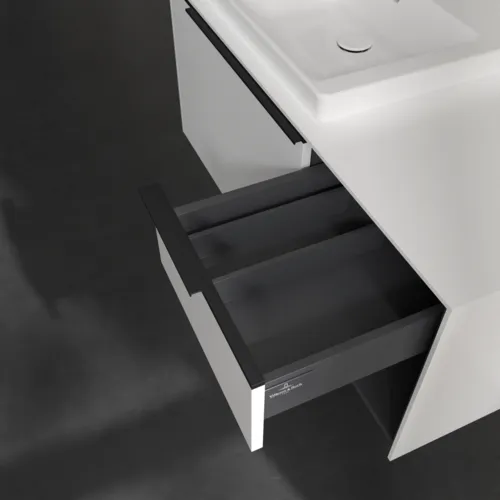 VILLEROY BOCH Subway 3.0 Vanity unit, 2 výsuvy, 1001 x 423 x 516 mm, čistě bílá / čistě bílá #C57201VF, obrázek 7