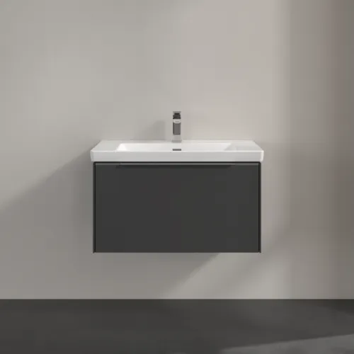 VILLEROY BOCH Subway 3.0 Vanity unit, 1 zásuvka, 772 x 429 x 478 mm, grafitová barva #C57300VR, obrázek 3