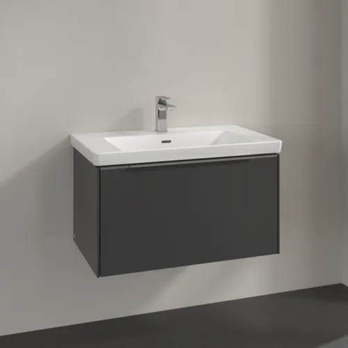 VILLEROY BOCH Subway 3.0 Vanity unit, 1 zásuvka, 772 x 429 x 478 mm, grafitová barva #C57300VR, obrázek 2