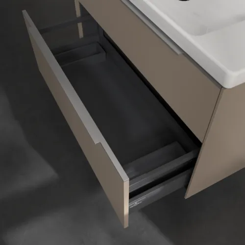 VILLEROY BOCH Subway 3.0 Vanity unit, s osvětlením, 2 výsuvy, 973 x 576 x 478 mm, taupe #C570L0VM, obrázek 7