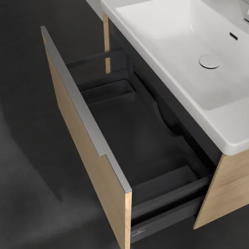 VILLEROY BOCH Subway 3.0 Vanity unit, 1 zásuvka, 772 x 429 x 478 mm, dub severský #C57300VJ, obrázek 6