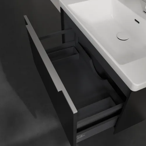 VILLEROY BOCH Subway 3.0 Vanity unit, 1 zásuvka, 772 x 429 x 478 mm, Volcano Black #C57300VL, obrázek 6