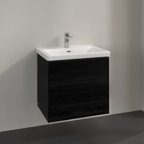 VILLEROY BOCH Subway 3.0 Vanity unit, 2 výsuvy, 622 x 576 x 478 mm, černý dub #C57601AB, obrázek 2