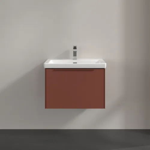 VILLEROY BOCH Subway 3.0 Vanity unit, 1 zásuvka, 622 x 429 x 478 mm, vínově červená #C57502AH, obrázek 3