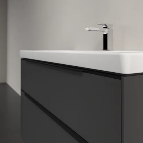 VILLEROY BOCH Subway 3.0 Vanity unit, s osvětlením, 2 výsuvy, 973 x 576 x 478 mm, grafitová barva #C570L1VR, obrázek 6