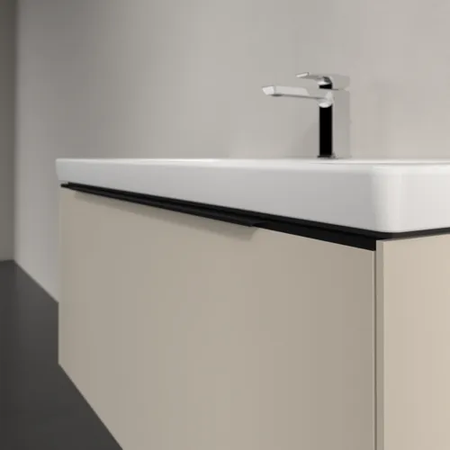 VILLEROY BOCH Subway 3.0 Vanity unit, s osvětlením, 1 zásuvka, 973 x 429 x 478 mm, Cashmere Grey #C569L1VN, obrázek 6