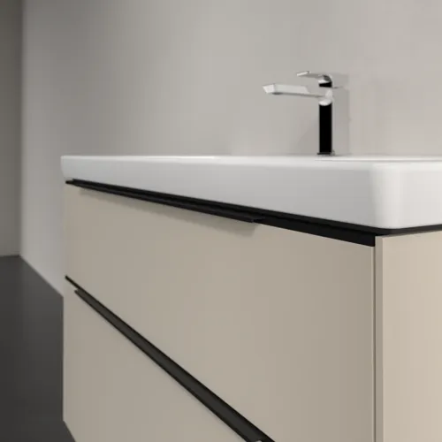 VILLEROY BOCH Subway 3.0 Vanity unit, s osvětlením, 2 výsuvy, 973 x 576 x 478 mm, Cashmere Grey #C570L1VN, obrázek 6