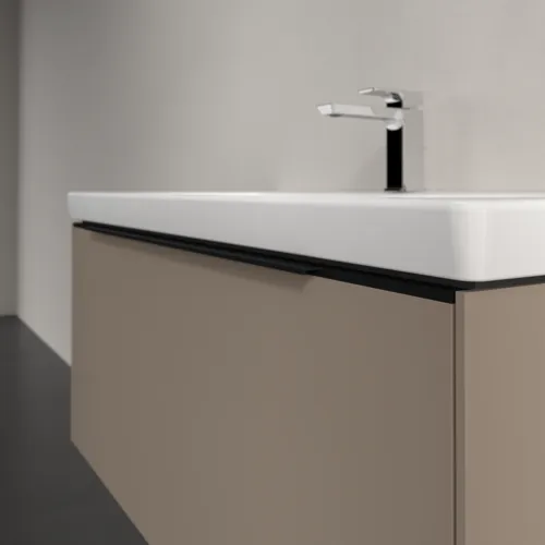 VILLEROY BOCH Subway 3.0 Vanity unit, s osvětlením, 1 zásuvka, 973 x 429 x 478 mm, taupe #C569L1VM, obrázek 6