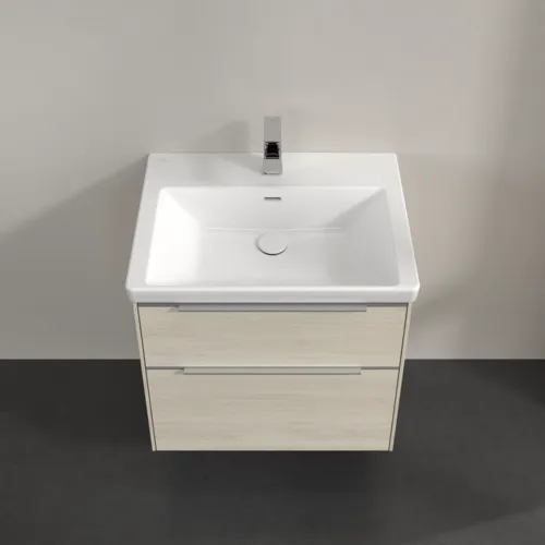 VILLEROY BOCH Subway 3.0 Vanity unit, 2 výsuvy, 622 x 576 x 478 mm, bílý dub #C57600AA, obrázek 4