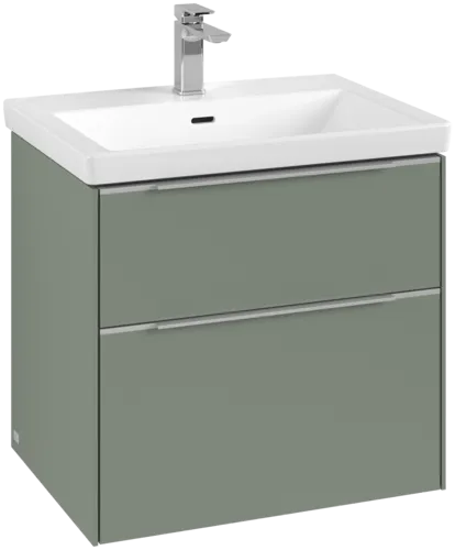 VILLEROY BOCH Subway 3.0 Vanity unit, 2 výsuvy, 622 x 576 x 478 mm, Soft Green #C57600AF