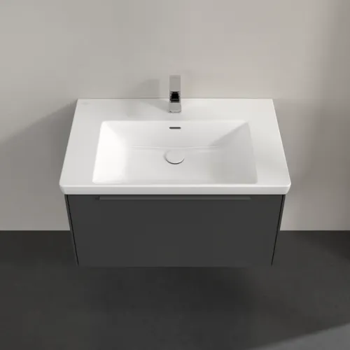 VILLEROY BOCH Subway 3.0 Vanity unit, 1 zásuvka, 772 x 429 x 478 mm, grafitová barva #C57302VR, obrázek 5