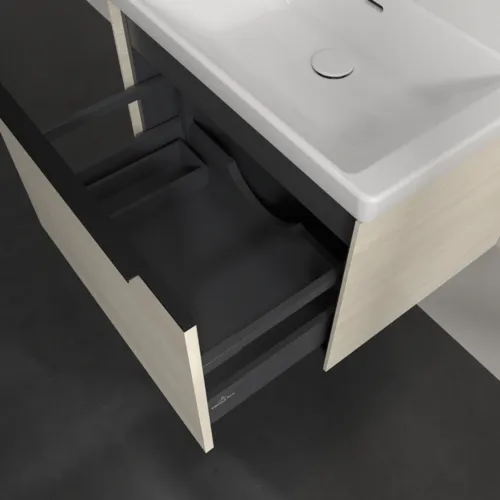 VILLEROY BOCH Subway 3.0 Vanity unit, 1 zásuvka, 622 x 429 x 478 mm, bílý dub #C57501AA, obrázek 7
