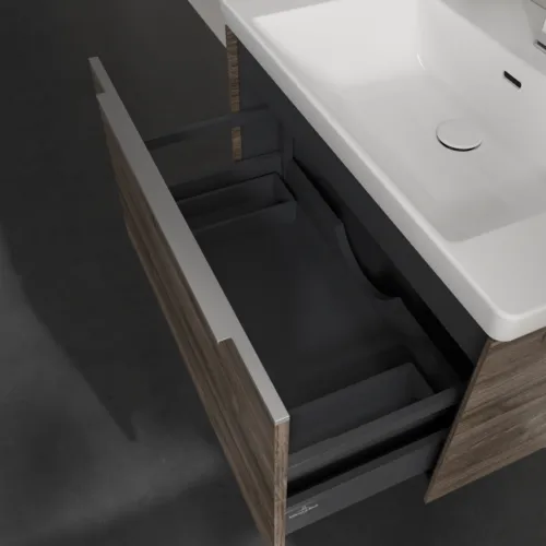 VILLEROY BOCH Subway 3.0 Vanity unit, 1 zásuvka, 772 x 429 x 478 mm, Stone Oak #C57300RK, obrázek 6