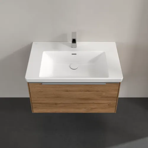 VILLEROY BOCH Subway 3.0 Vanity unit, 1 zásuvka, 772 x 429 x 478 mm, dub Kansas #C57300RH, obrázek 4