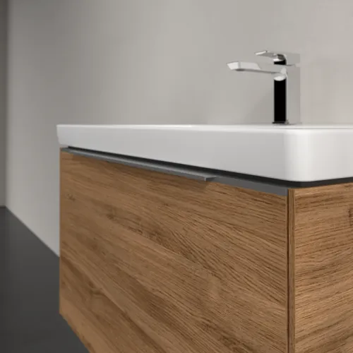 VILLEROY BOCH Subway 3.0 Vanity unit, 1 zásuvka, 772 x 429 x 478 mm, dub Kansas #C57300RH, obrázek 5