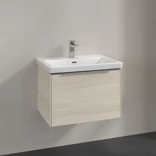 VILLEROY BOCH Subway 3.0 Vanity unit, 1 zásuvka, 622 x 429 x 478 mm, bílý dub #C57500AA, obrázek 2