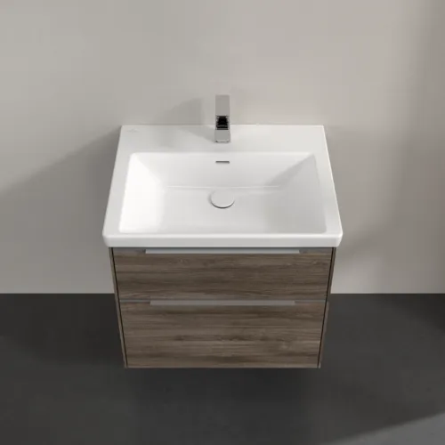 VILLEROY BOCH Subway 3.0 Vanity unit, s osvětlením, 2 výsuvy, 622 x 576 x 478 mm, Stone Oak #C576L0RK, obrázek 4