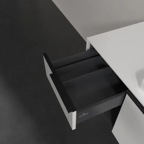 VILLEROY BOCH Subway 3.0 Vanity unit, s osvětlením, 2 výsuvy, 1001 x 423 x 516 mm, Brilliant White / Brilliant White #C571L1VE, obrázek 8