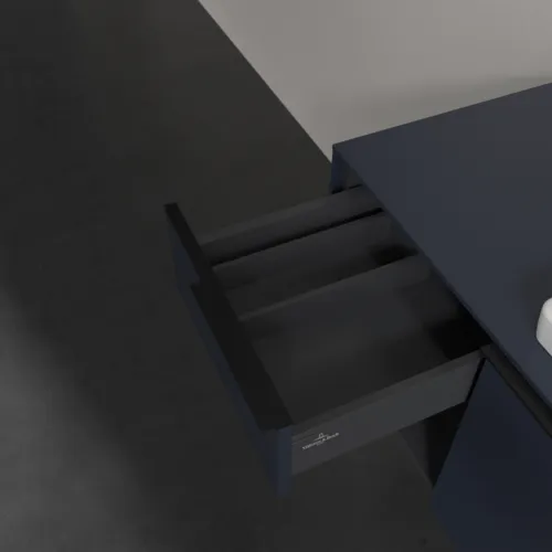 VILLEROY BOCH Subway 3.0 Vanity unit, s osvětlením, 2 výsuvy, 1001 x 423 x 516 mm, Marine Blue / Marine Blue #C571L1VQ, obrázek 8