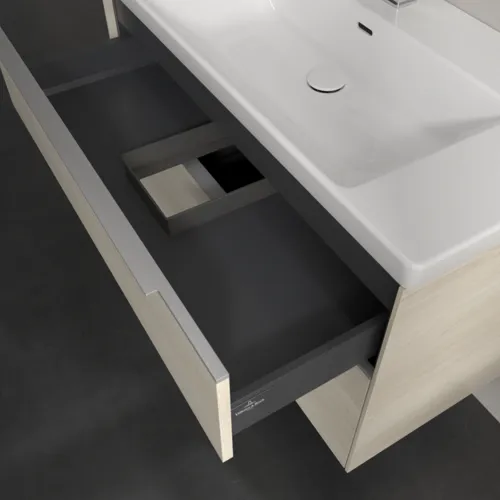 VILLEROY BOCH Subway 3.0 Vanity unit, 2 výsuvy, 973 x 576 x 478 mm, bílý dub #C57000AA, obrázek 7