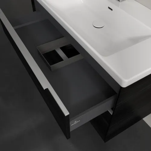 VILLEROY BOCH Subway 3.0 Vanity unit, 2 výsuvy, 973 x 576 x 478 mm, černý dub #C57000AB, obrázek 7