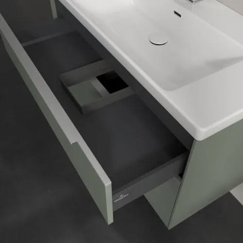 VILLEROY BOCH Subway 3.0 Vanity unit, 2 výsuvy, 973 x 576 x 478 mm, Soft Green #C57000AF, obrázek 7