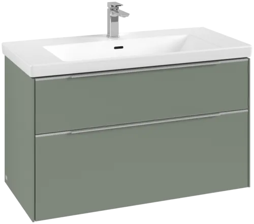 VILLEROY BOCH Subway 3.0 Vanity unit, 2 výsuvy, 973 x 576 x 478 mm, Soft Green #C57000AF