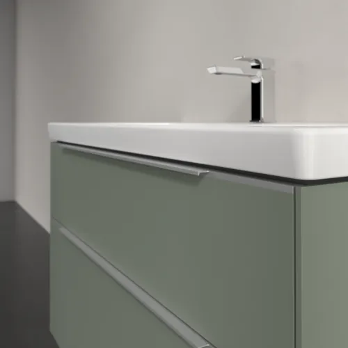 VILLEROY BOCH Subway 3.0 Vanity unit, 2 výsuvy, 973 x 576 x 478 mm, Soft Green #C57000AF, obrázek 5