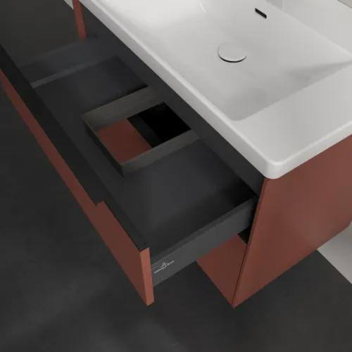 VILLEROY BOCH Subway 3.0 Vanity unit, 2 výsuvy, 772 x 576 x 478 mm, Vínově červená #C57401AH, obrázek 7