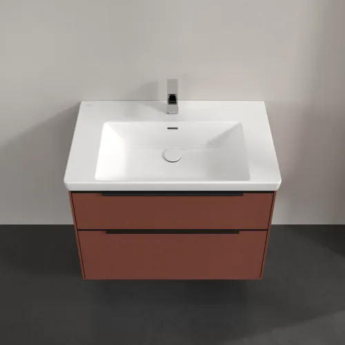 VILLEROY BOCH Subway 3.0 Vanity unit, 2 výsuvy, 772 x 576 x 478 mm, Vínově červená #C57401AH, obrázek 4