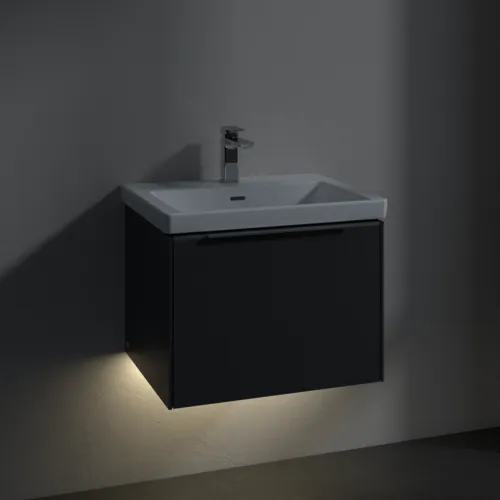 VILLEROY BOCH Subway 3.0 toaletní skříňka, s osvětlením, 1 zásuvka, 572 x 429 x 478 mm, grafitová barva #C577L0VR, obrázek 5
