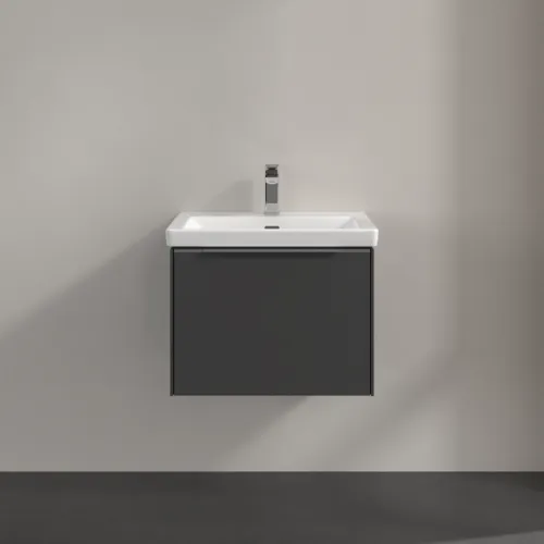 VILLEROY BOCH Subway 3.0 toaletní skříňka, s osvětlením, 1 zásuvka, 572 x 429 x 478 mm, grafitová barva #C577L0VR, obrázek 3