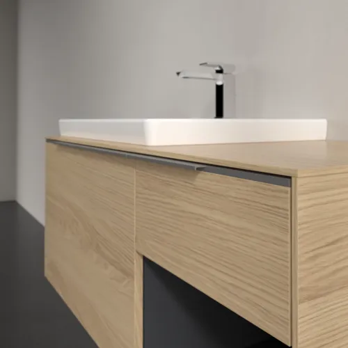 VILLEROY BOCH Subway 3.0 Vanity unit, s osvětlením, 2 výsuvy, 1001 x 423 x 516 mm, Severský dub / Severský dub #C572L0VJ, obrázek 6