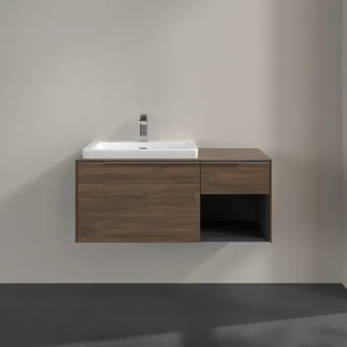 VILLEROY BOCH Subway 3.0 Vanity unit, s osvětlením, 2 výsuvy, 1001 x 423 x 516 mm, Arizona Oak / Arizona Oak #C572L0VH, obrázek 3