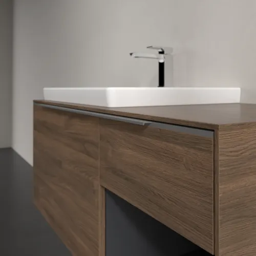 VILLEROY BOCH Subway 3.0 Vanity unit, s osvětlením, 2 výsuvy, 1001 x 423 x 516 mm, Arizona Oak / Arizona Oak #C572L0VH, obrázek 6