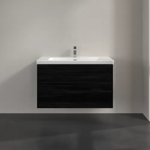 VILLEROY BOCH Subway 3.0 Vanity unit, 2 výsuvy, 973 x 576 x 478 mm, černý dub #C57001AB, obrázek 3