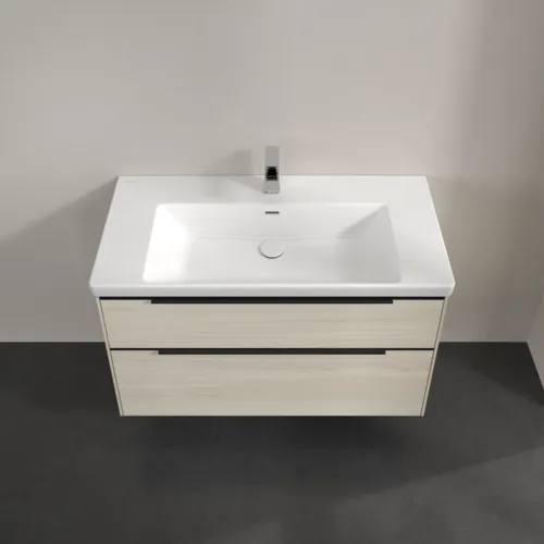 VILLEROY BOCH Subway 3.0 Vanity unit, 2 výsuvy, 973 x 576 x 478 mm, bílý dub #C57001AA, obrázek 4